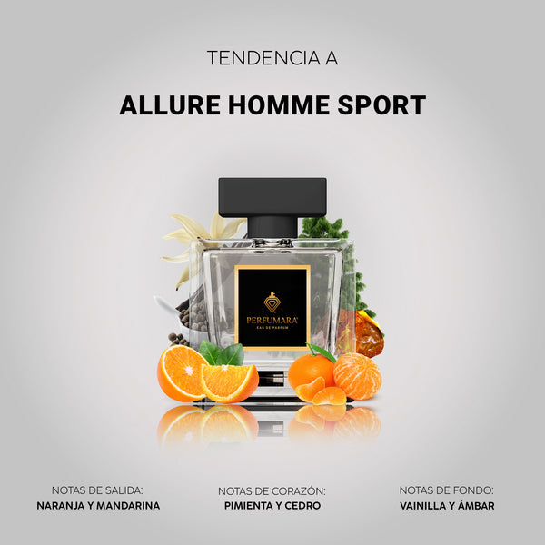 Tendencia a CAllure Homme Sport