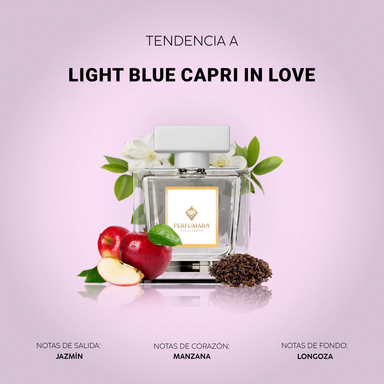 Tendencia a Light Blue Capri In Love
