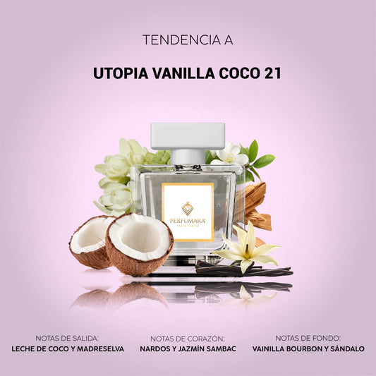 Tendencia a Utopia vainilla coco kayali