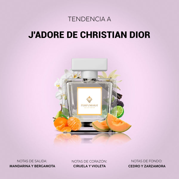 Tendencia a DJ'adore de Christian Dior