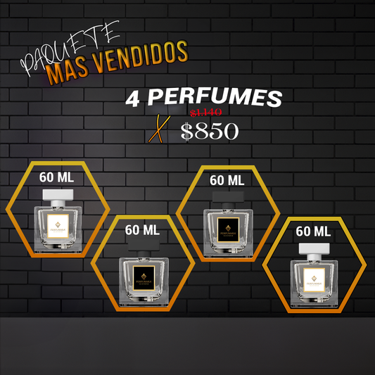 PAQUETE MAS VENDIDOS 4X 850