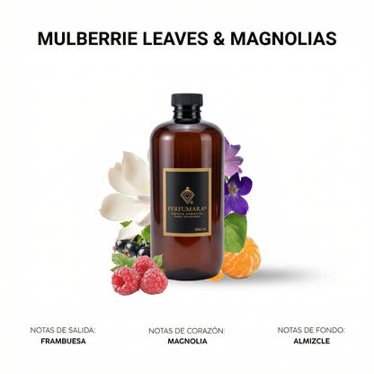 Mulberrie Leaves y Magnolias