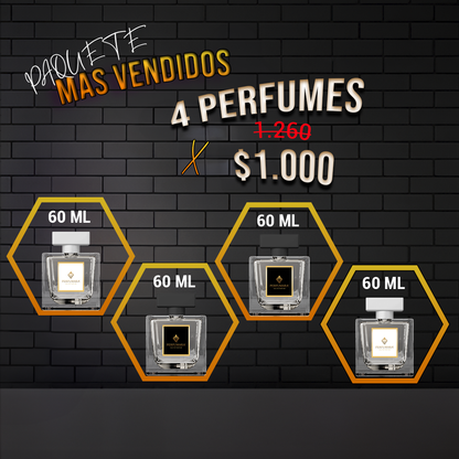 PAQUETE MAS VENDIDOS 4X 1000